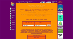 Desktop Screenshot of anyworkanywhere.com